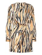 Short Printed Dress Kort Kjole Multi/patterned Mango