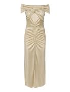 Gabrigz Sl Long Dress Maxikjole Festkjole Cream Gestuz