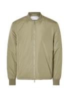 Slhdanny Layers Bomber Jkt Bomberjakke Jakke Green Selected Homme