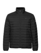 Packable Crinkle Quilt Jacket Fôret Jakke Black Calvin Klein