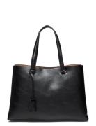 Shopper Bag With Dual Compartment Shopper Veske Black Mango