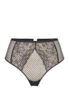 Txture High-Waisted Thong Stringtruse Undertøy Black Chantelle X