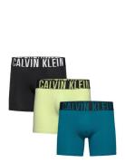 Boxer Brief 3Pk Boksershorts Blue Calvin Klein