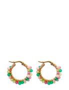 Malia Steel Round Ear Accessories Jewellery Earrings Hoops Gold Pipol'...