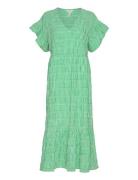 Objazana S/S Long Dress 126 Knelang Kjole Green Object