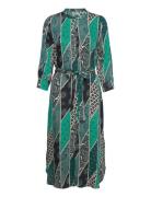 Cutara Dress Knelang Kjole Multi/patterned Culture