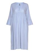 Cubrisa Long Dress Knelang Kjole Blue Culture