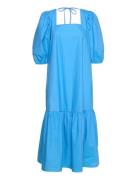 Park Dress Knelang Kjole Blue Just Female