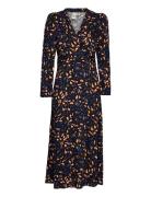 Yasspilo Ls Long Dress S. Knelang Kjole Multi/patterned YAS