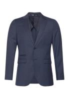 Slhslim-Neil Blue Check Blz Suits & Blazers Blazers Single Breasted Bl...