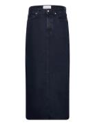 Maxi Skirt Langt Skjørt Blue Calvin Klein Jeans