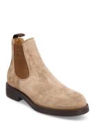 Prepdale Chelsea Boot Støvletter Chelsea Boot Beige GANT