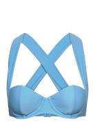 Underwire Bikini Bra Swimwear Bikinis Bikini Tops Wired Bikinitops Blu...