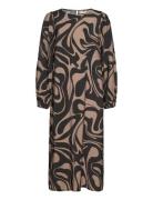 Fqtidi-Dress Knelang Kjole Multi/patterned FREE/QUENT