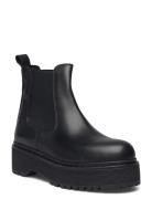 525-Ranie Cuir Shoes Chelsea Boots Black Jonak Paris