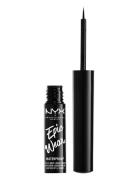Epic Wear Metallic Liquid Liner Eyeliner Sminke Black NYX Professional...