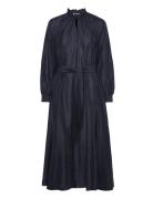 Karookhi Long Dress 14641 Knelang Kjole Blue Samsøe Samsøe
