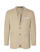 Slhslim-Oasis Linen Blz Noos Suits & Blazers Blazers Single Breasted B...