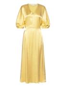 Slevita Dress Knelang Kjole Yellow Soaked In Luxury