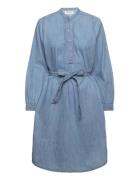 Jade Ls Dress Knelang Kjole Blue Lollys Laundry