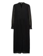 Cudaphne Dress Knelang Kjole Black Culture