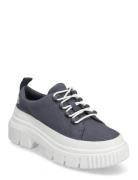 Greyfield Lace Up Shoe Dark Blue Canvas Lave Sneakers Blue Timberland