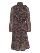 Liljasz Ls Dress Knelang Kjole Multi/patterned Saint Tropez