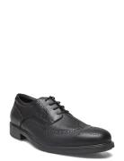 U Dublin Shoes Business Laced Shoes Black GEOX