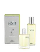 H24 Edt Refill Spray + Bottle Refill Parfyme Eau De Parfum Nude HERMÈS