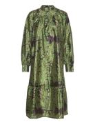 Vistorma L/S Midi Dress #8 Knelang Kjole Green Vila