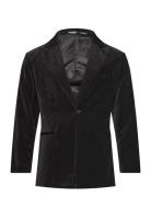 Slhslim-Hale Velvet Blz B Suits & Blazers Blazers Single Breasted Blaz...