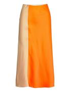 Yaskalina Hw Midi Skirt S. - Ca Knelangt Skjørt Orange YAS