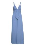 Verona Midi Dress Knelang Kjole Blue Faithfull The Brand