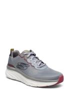 Mens Relaxed Fit D'lux Walker Lave Sneakers Grey Skechers