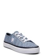 Vulc Canvas Sneaker Shirting Lave Sneakers Blue Tommy Hilfiger