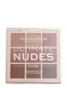 Revolution Ultimate Nudes Eyeshadow Palette Dark Øyenskygge Palett Smi...