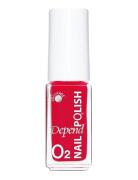 Minilack Oxygen Färg A732 Neglelakk Sminke Red Depend Cosmetic