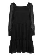 Lula Dress Knelang Kjole Black Just Female