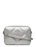 Re-Lock Quilt Camera Bag_Met Bags Crossbody Bags Silver Calvin Klein