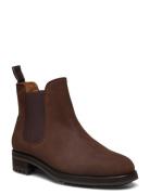 Bryson Waxed Suede Chelsea Boot Støvletter Chelsea Boot Brown Polo Ral...