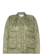 Cophia - Deco Quilt Jacket Vattert Jakke Green Rabens Sal R