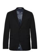 Travel Blazer Suits & Blazers Blazers Single Breasted Blazers Black Mi...