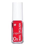 Minilack Oxygen Färg A621 Neglelakk Sminke Red Depend Cosmetic