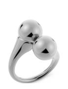 Diego Ring Steel Ring Smykker Silver Edblad