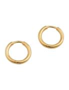 Beloved Fat Small Hoops Gold Accessories Jewellery Earrings Hoops Gold...