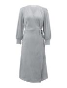 Dress Knelang Kjole Grey Rosemunde