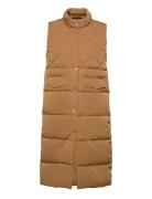 Onlstacy Quilted Waistcoat Cs Otw Vests Padded Vests Brown ONLY