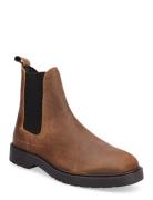 Slhtim Suede Chelsea Boot B Støvletter Chelsea Boot Brown Selected Hom...