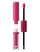 Shine Loud Pro Pigment Lip Shine Lipgloss Sminke Pink NYX Professional...