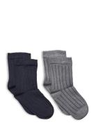 Ankle Sock - Bamboo Sokker Strømper Blue Minymo